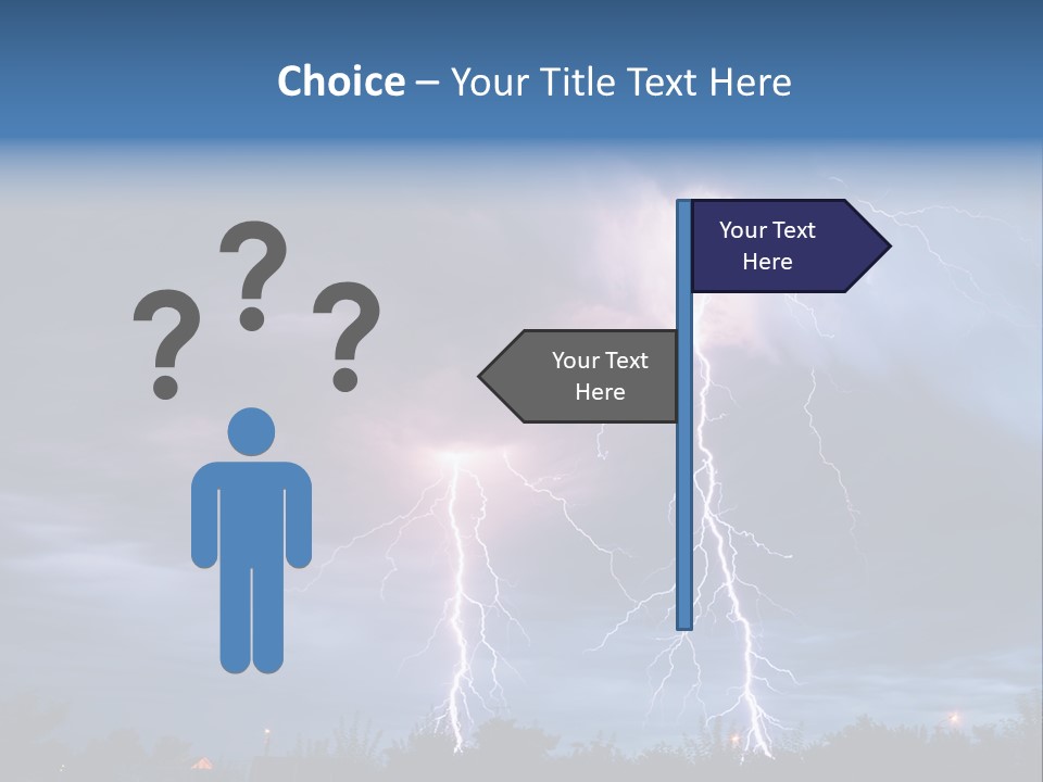 Weather Overcast Storm PowerPoint Template