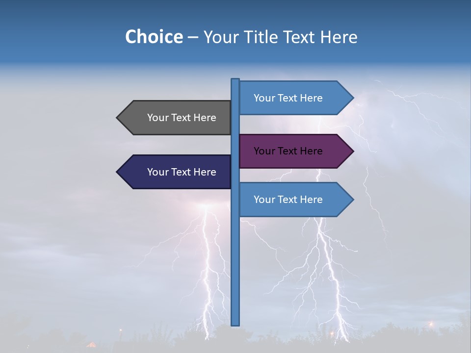 Weather Overcast Storm PowerPoint Template