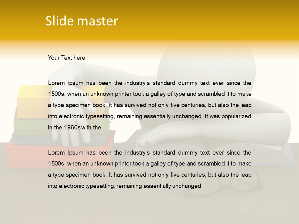 House Character Cartoon PowerPoint Template