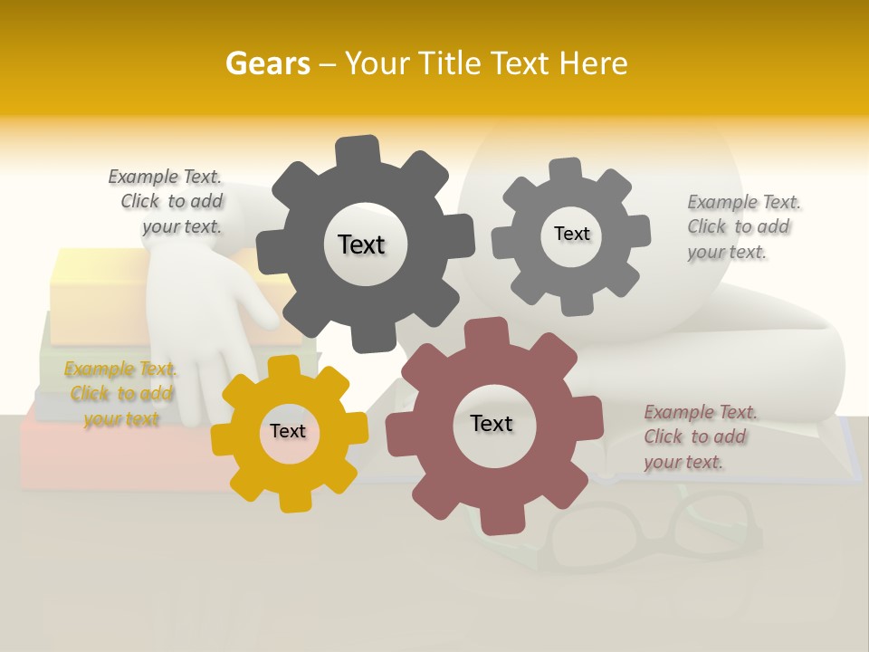 House Character Cartoon PowerPoint Template