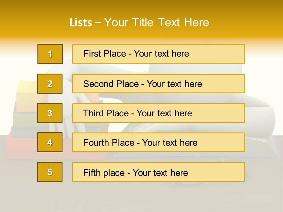 House Character Cartoon PowerPoint Template