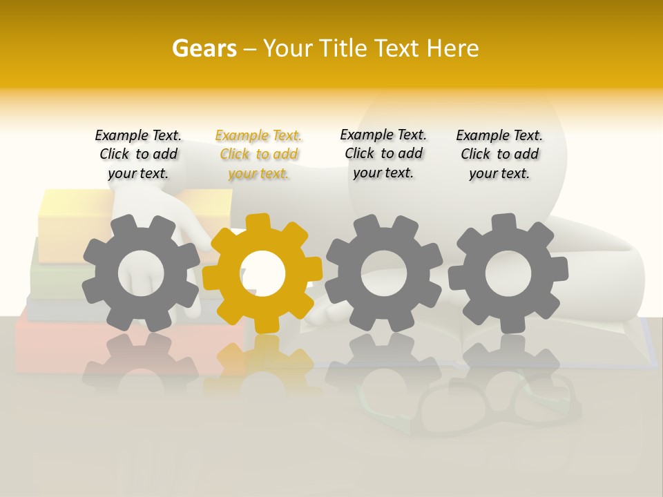 House Character Cartoon PowerPoint Template