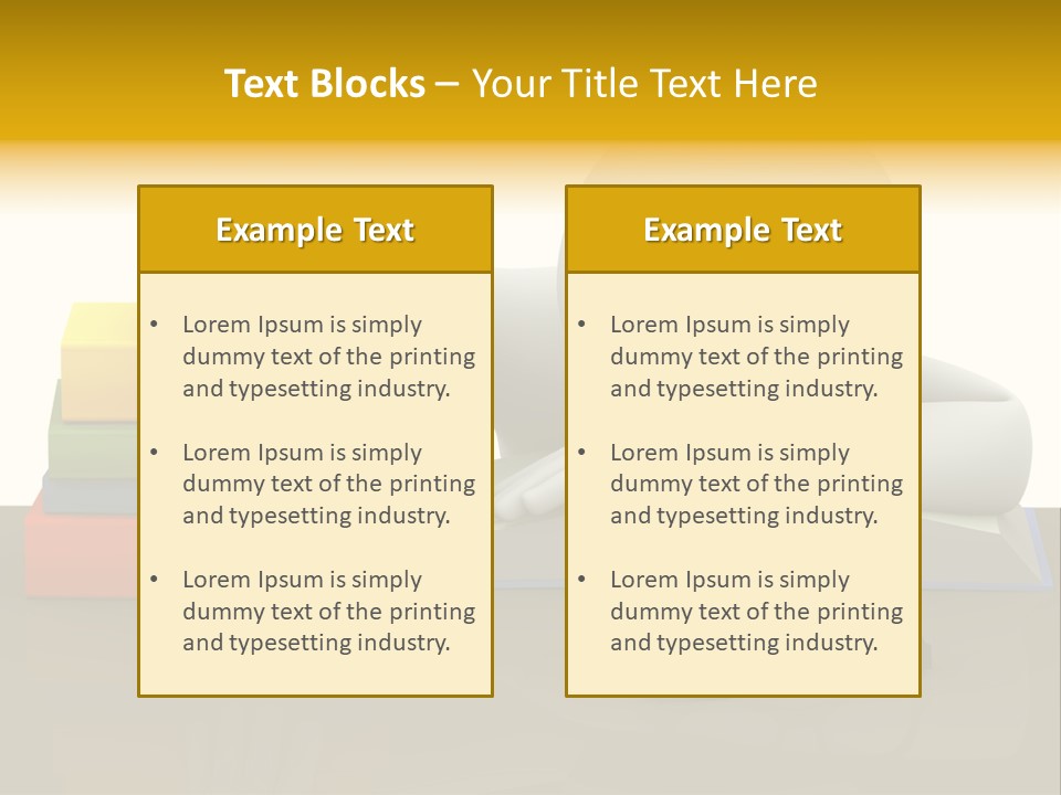 House Character Cartoon PowerPoint Template