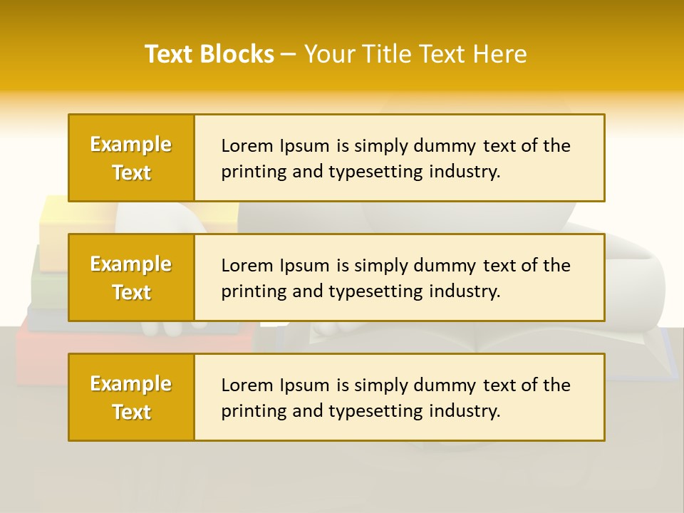 House Character Cartoon PowerPoint Template