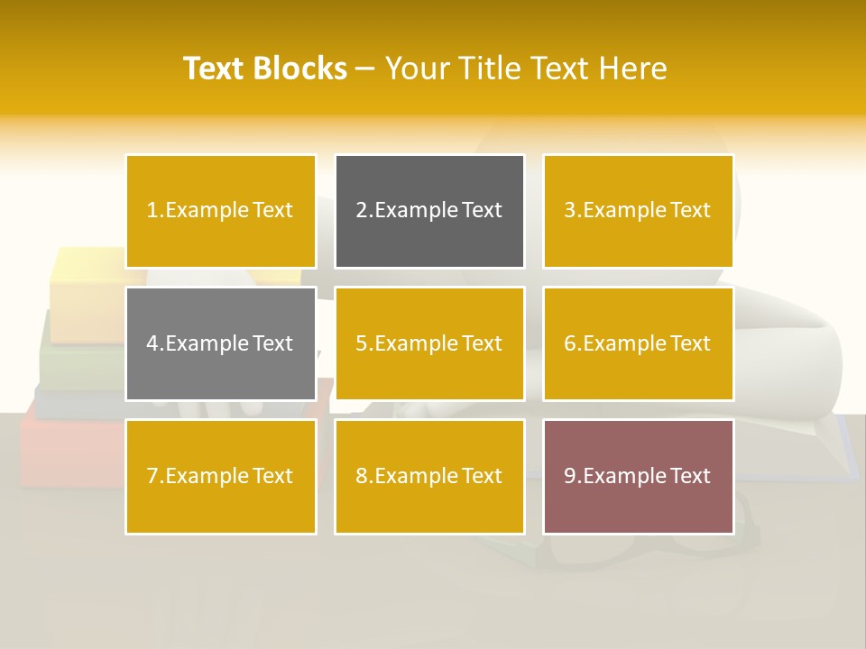 House Character Cartoon PowerPoint Template