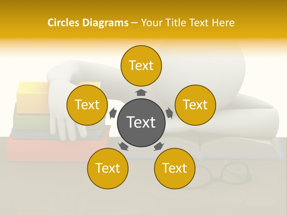 House Character Cartoon PowerPoint Template