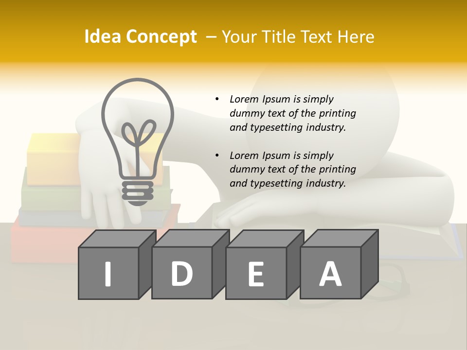 House Character Cartoon PowerPoint Template