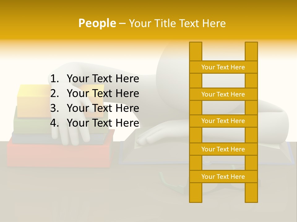 House Character Cartoon PowerPoint Template