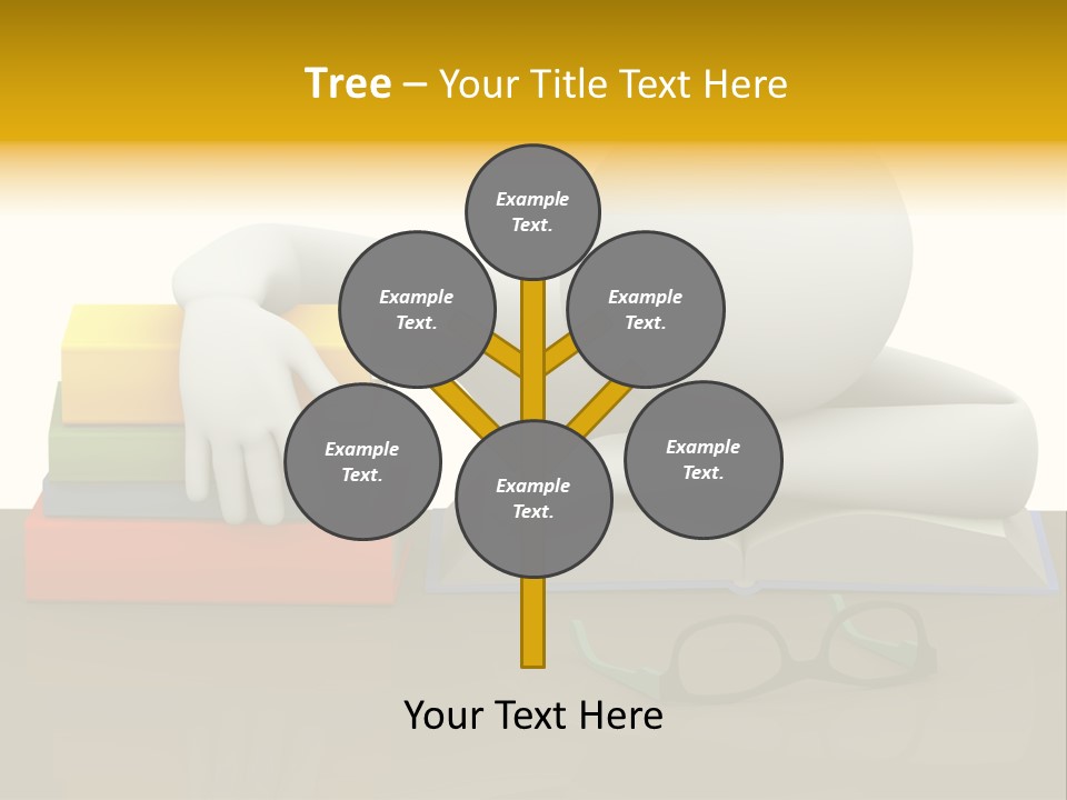 House Character Cartoon PowerPoint Template