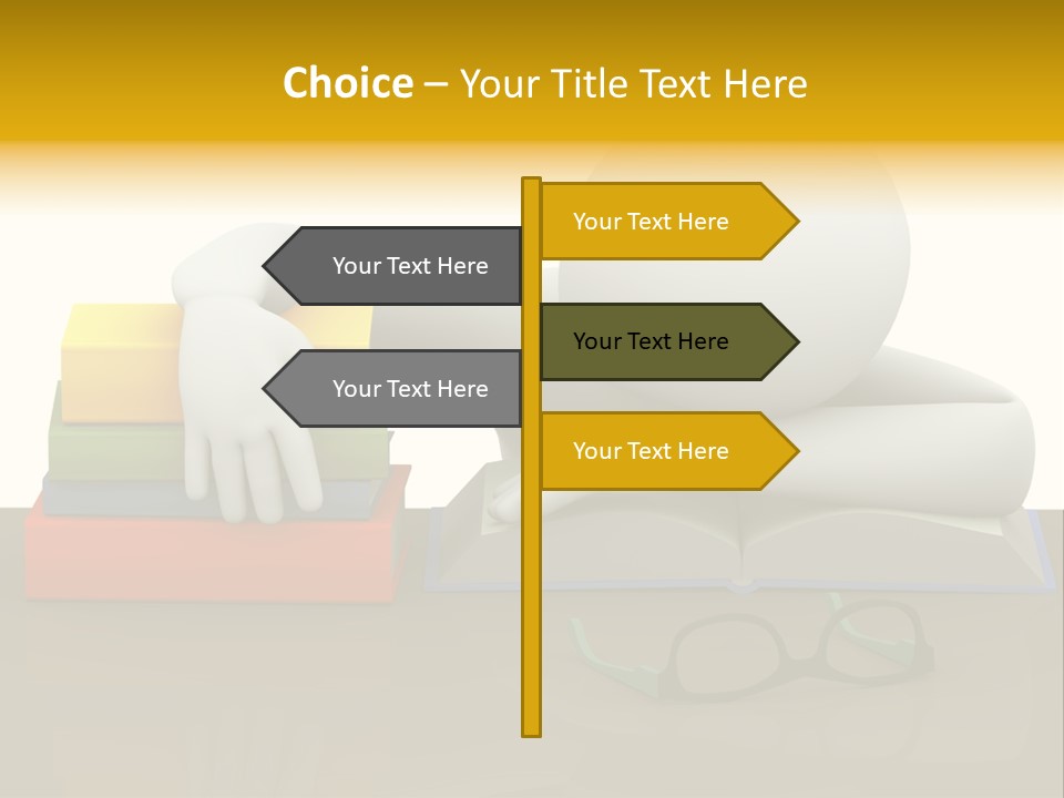 House Character Cartoon PowerPoint Template