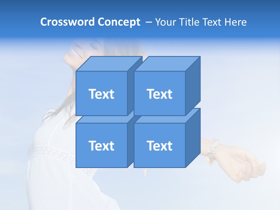 Hispanic Outstretched Fresh PowerPoint Template