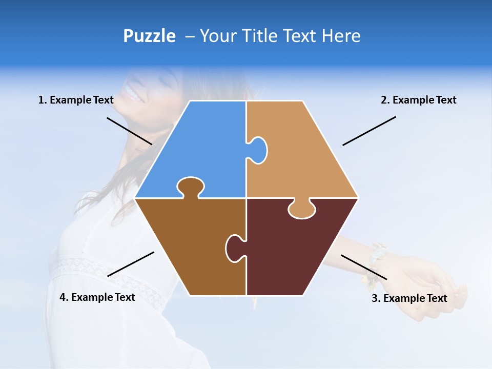 Hispanic Outstretched Fresh PowerPoint Template