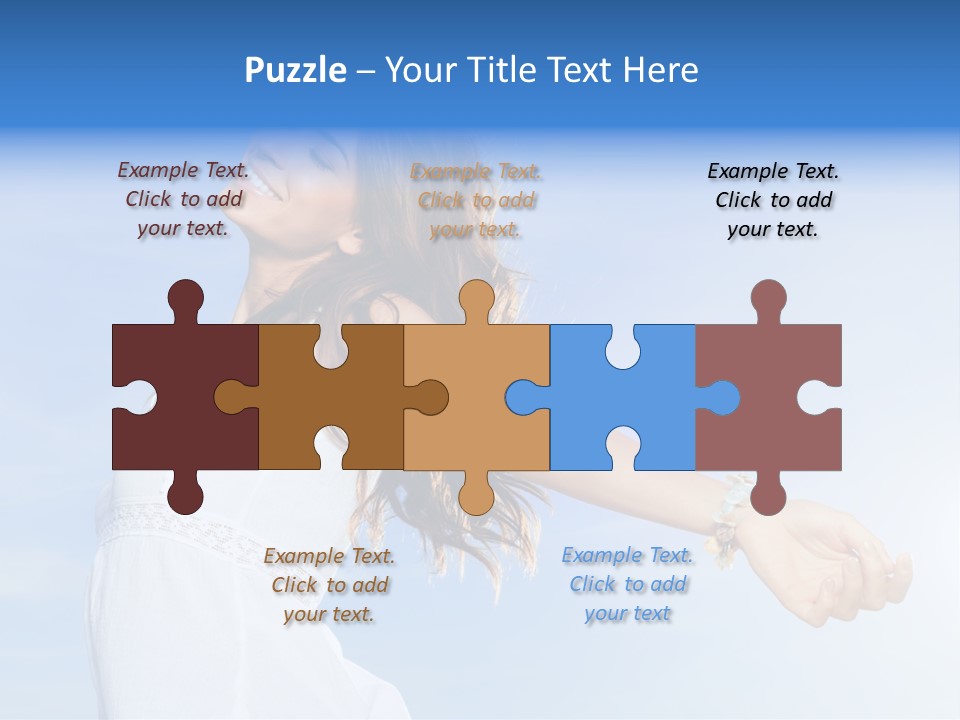 Hispanic Outstretched Fresh PowerPoint Template