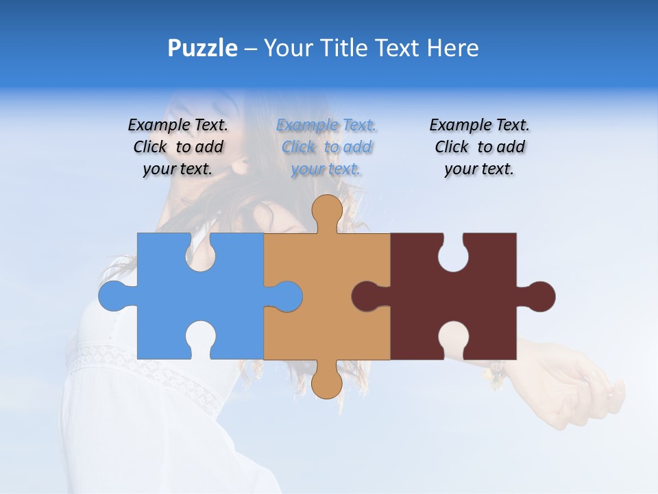 Hispanic Outstretched Fresh PowerPoint Template