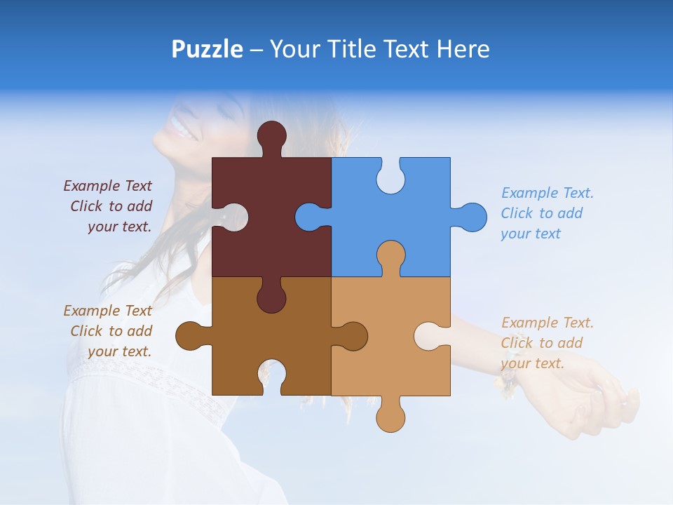 Hispanic Outstretched Fresh PowerPoint Template