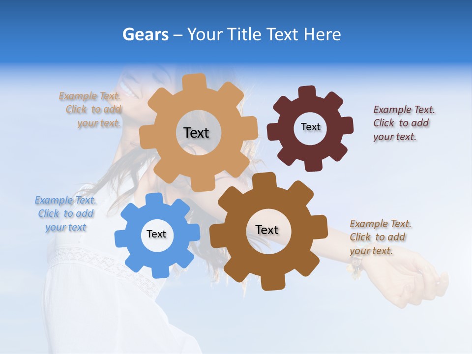 Hispanic Outstretched Fresh PowerPoint Template