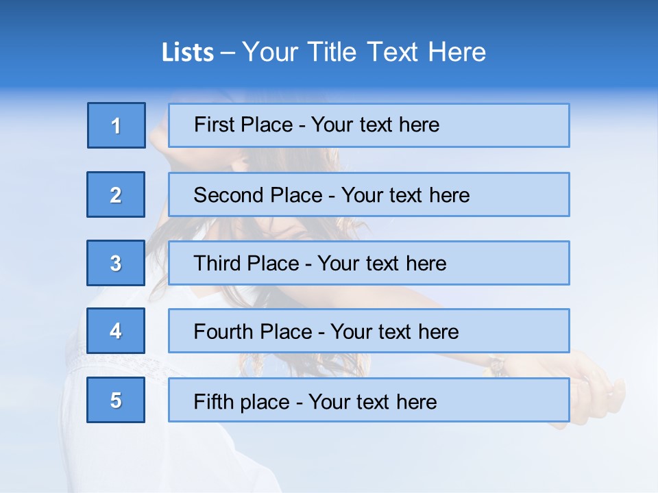 Hispanic Outstretched Fresh PowerPoint Template