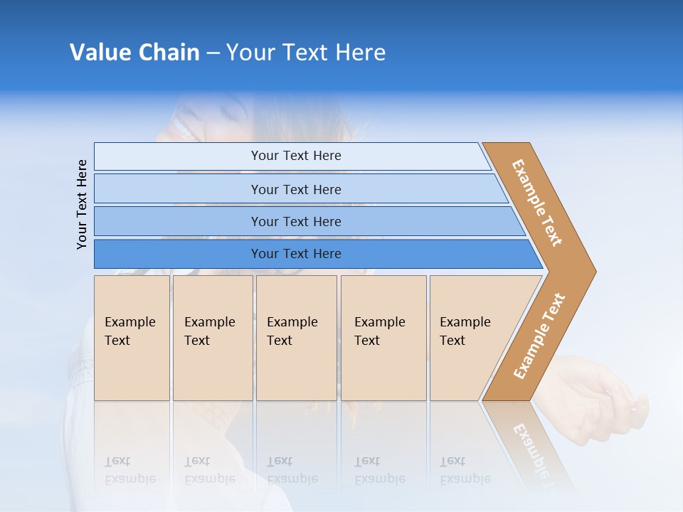 Hispanic Outstretched Fresh PowerPoint Template