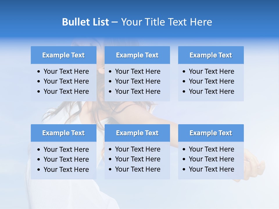 Hispanic Outstretched Fresh PowerPoint Template