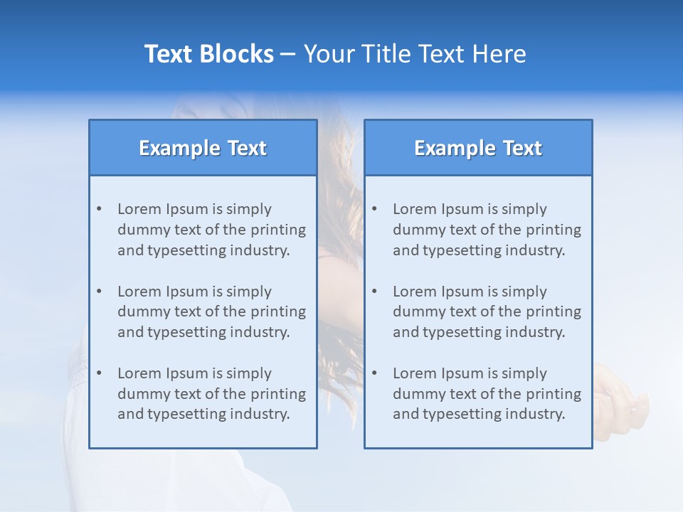 Hispanic Outstretched Fresh PowerPoint Template