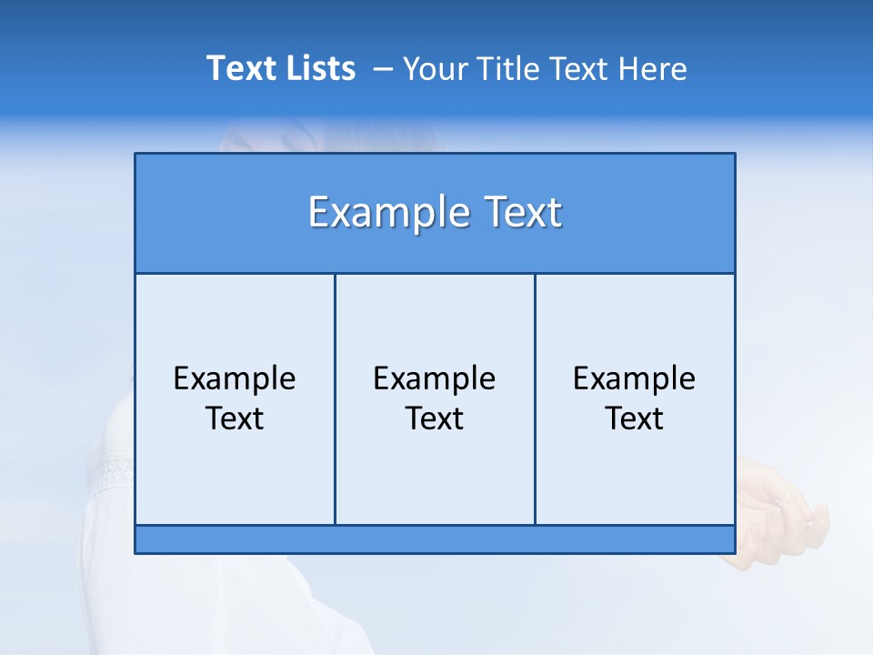 Hispanic Outstretched Fresh PowerPoint Template