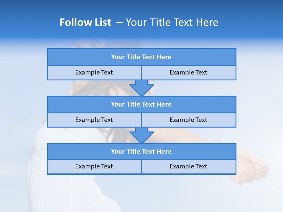 Hispanic Outstretched Fresh PowerPoint Template