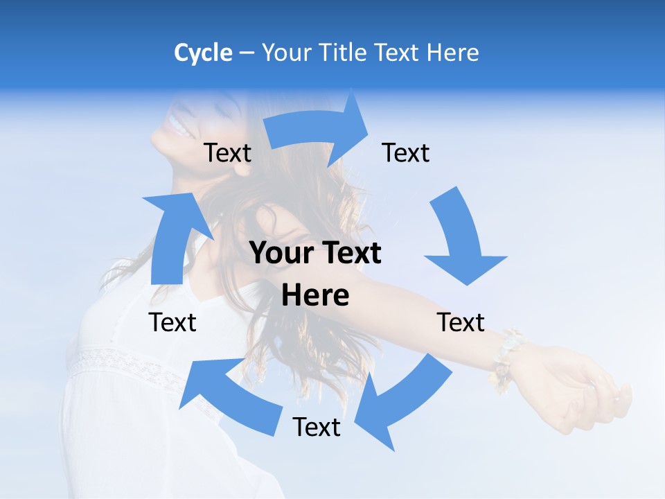 Hispanic Outstretched Fresh PowerPoint Template