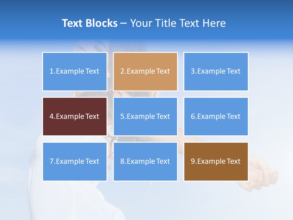 Hispanic Outstretched Fresh PowerPoint Template