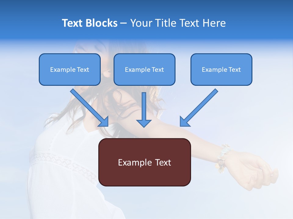 Hispanic Outstretched Fresh PowerPoint Template