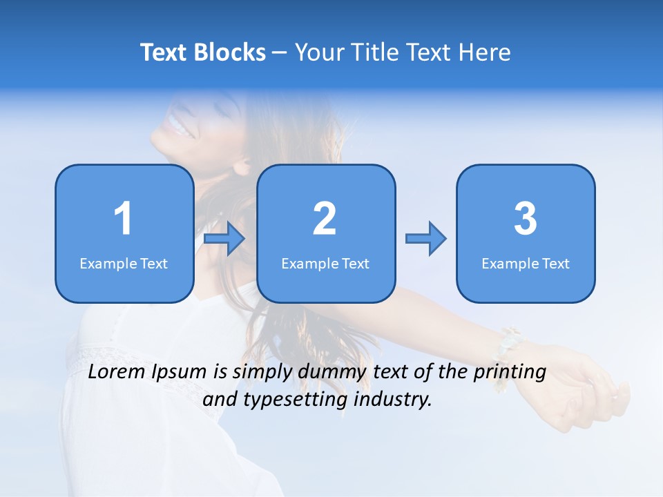 Hispanic Outstretched Fresh PowerPoint Template