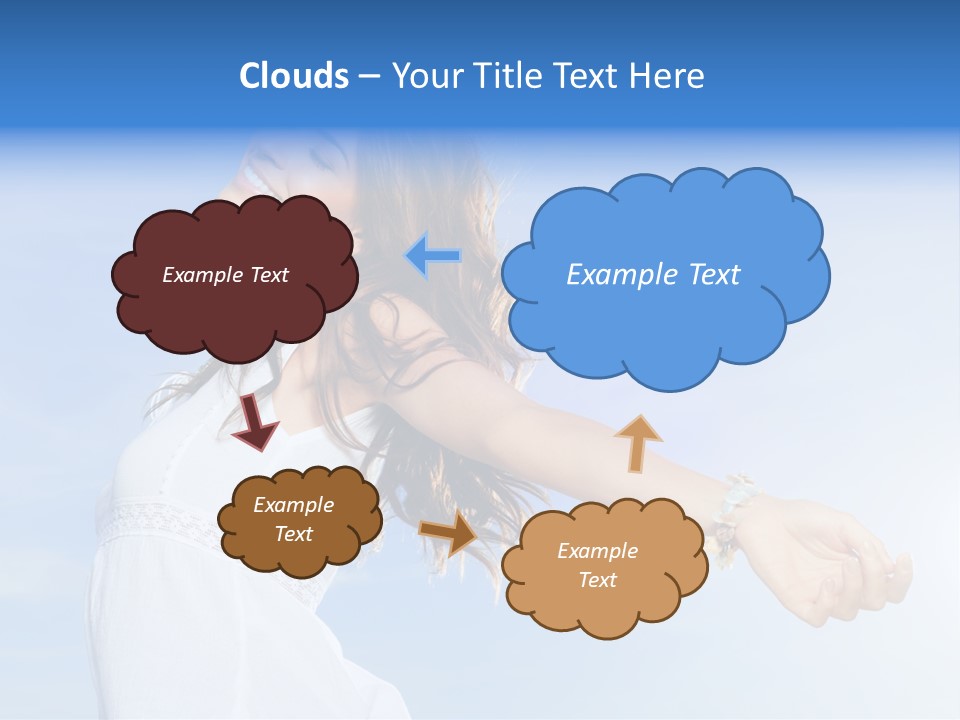 Hispanic Outstretched Fresh PowerPoint Template