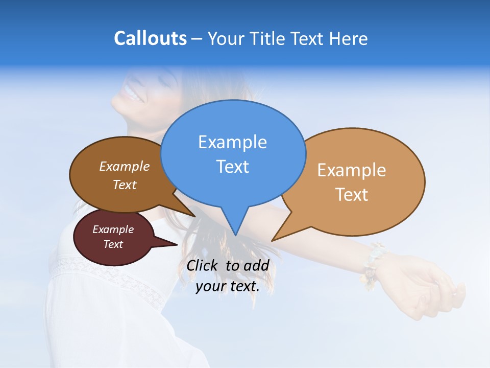 Hispanic Outstretched Fresh PowerPoint Template