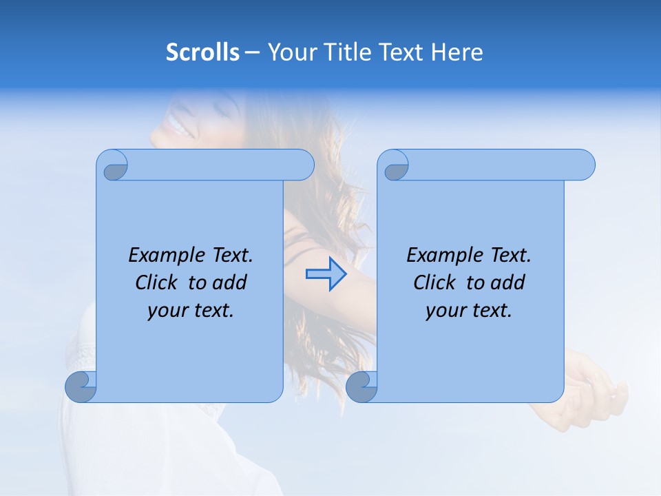 Hispanic Outstretched Fresh PowerPoint Template