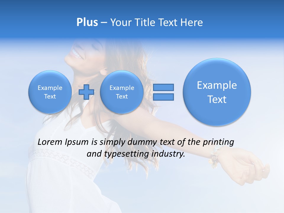 Hispanic Outstretched Fresh PowerPoint Template