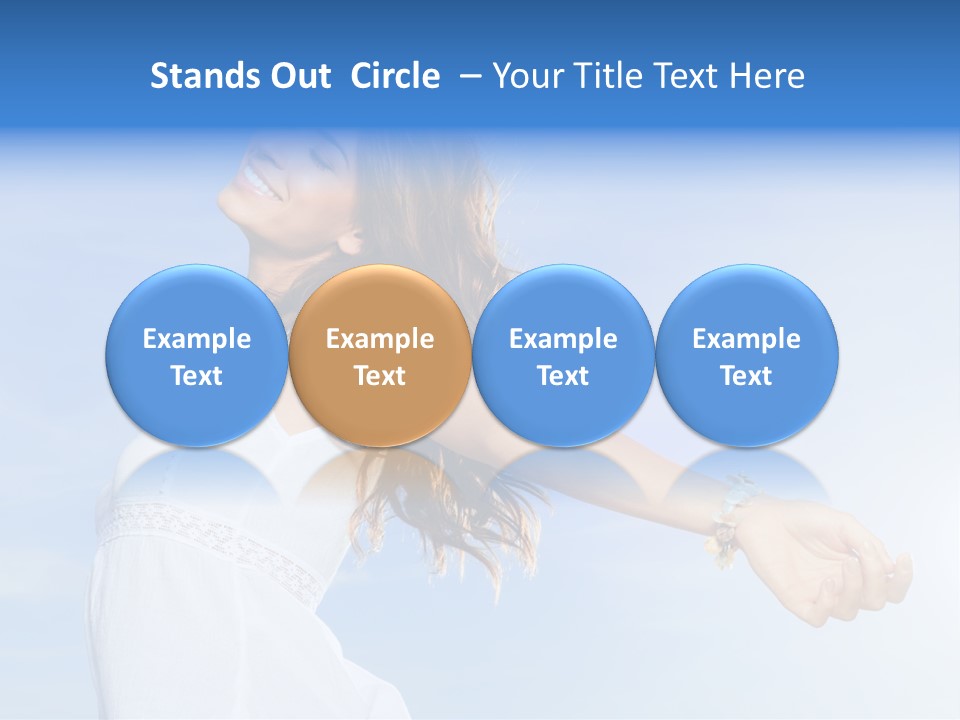 Hispanic Outstretched Fresh PowerPoint Template