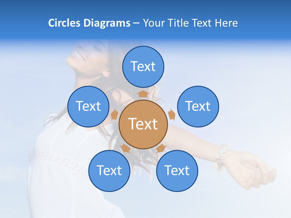 Hispanic Outstretched Fresh PowerPoint Template