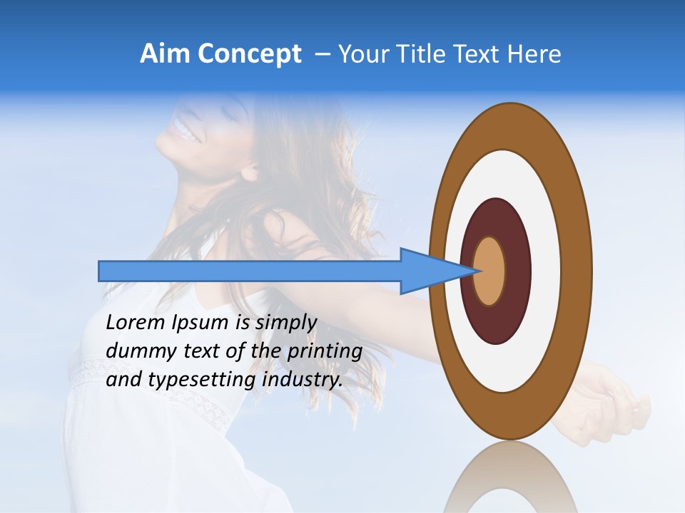 Hispanic Outstretched Fresh PowerPoint Template