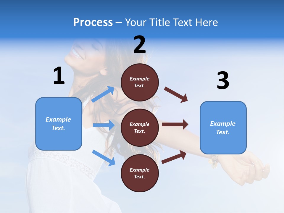 Hispanic Outstretched Fresh PowerPoint Template