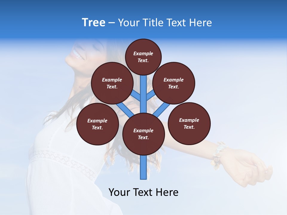 Hispanic Outstretched Fresh PowerPoint Template