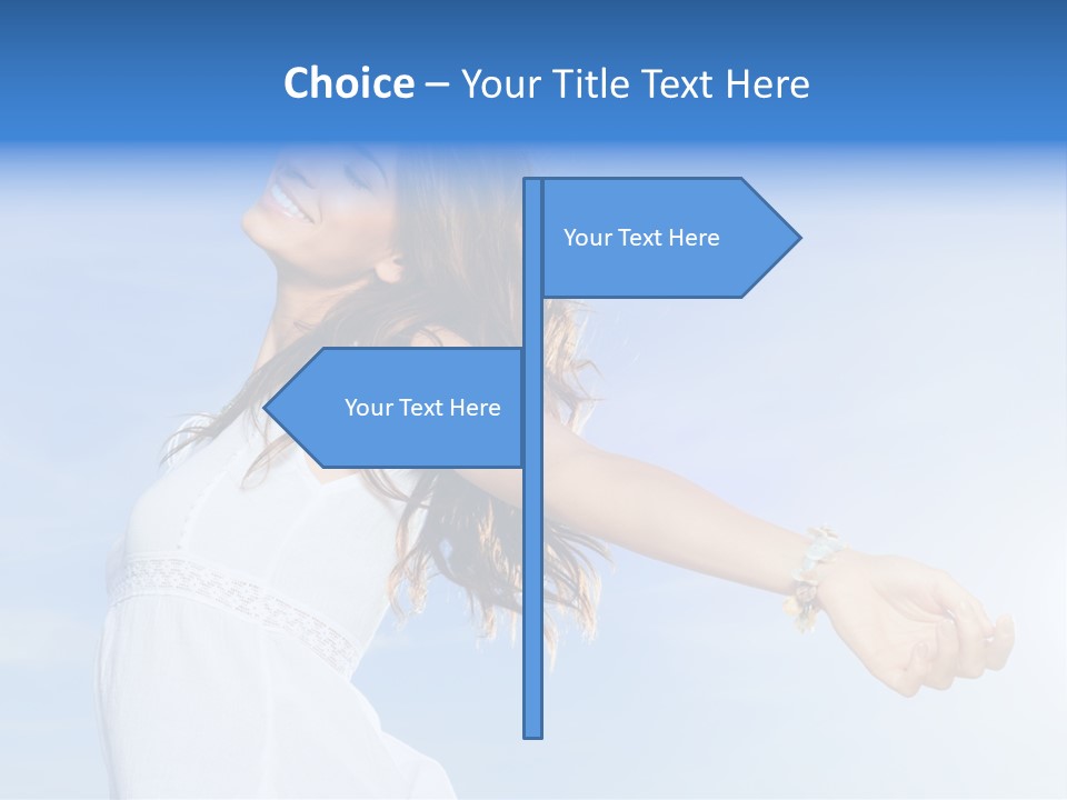 Hispanic Outstretched Fresh PowerPoint Template