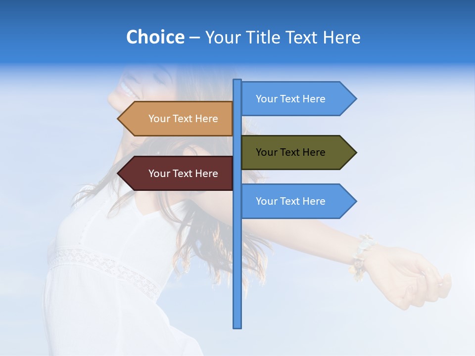 Hispanic Outstretched Fresh PowerPoint Template
