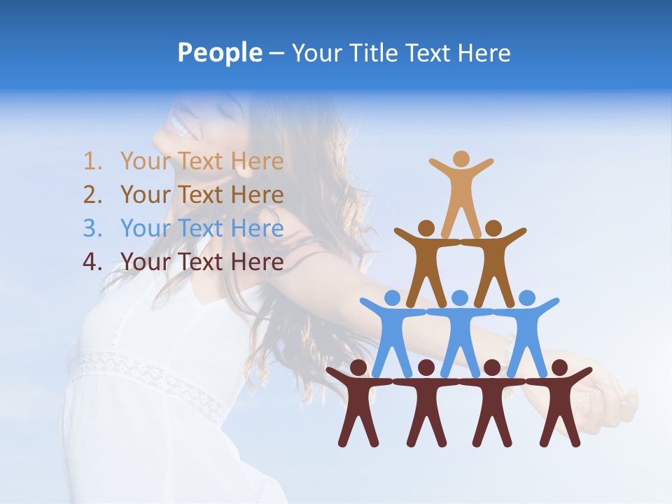 Hispanic Outstretched Fresh PowerPoint Template