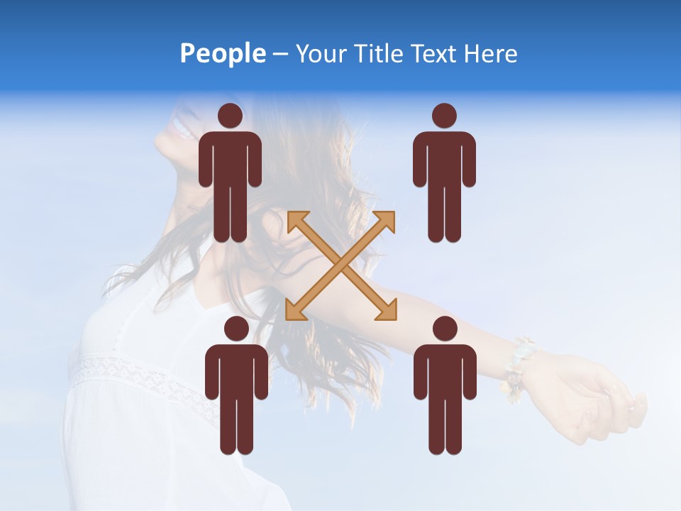 Hispanic Outstretched Fresh PowerPoint Template