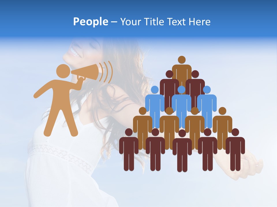 Hispanic Outstretched Fresh PowerPoint Template