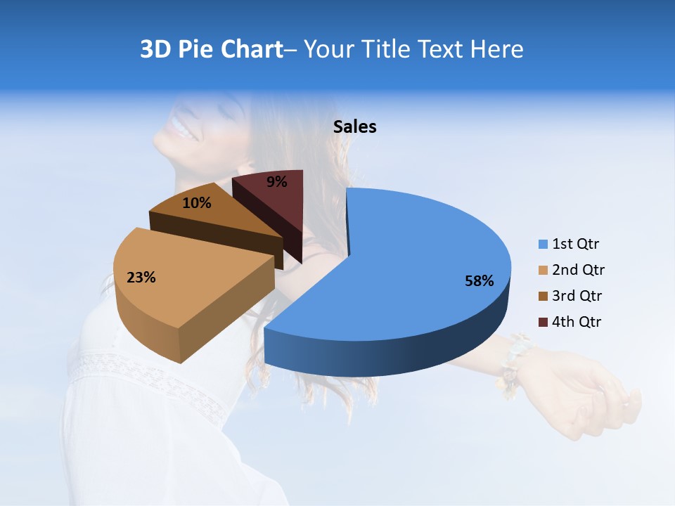 Hispanic Outstretched Fresh PowerPoint Template