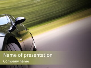 Light View Vehicle PowerPoint Template