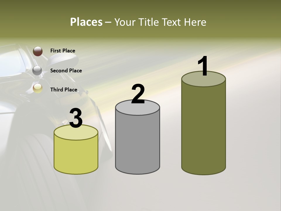 Light View Vehicle PowerPoint Template