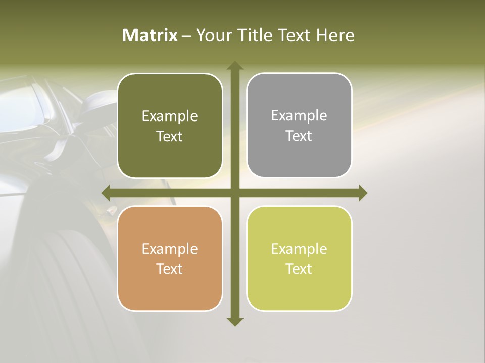Light View Vehicle PowerPoint Template