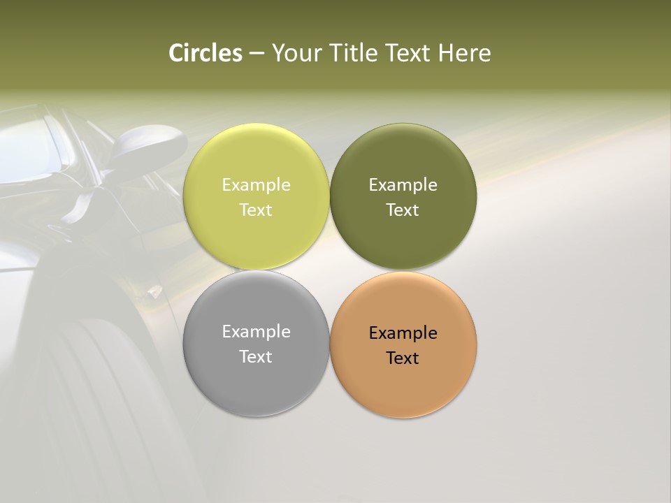 Light View Vehicle PowerPoint Template
