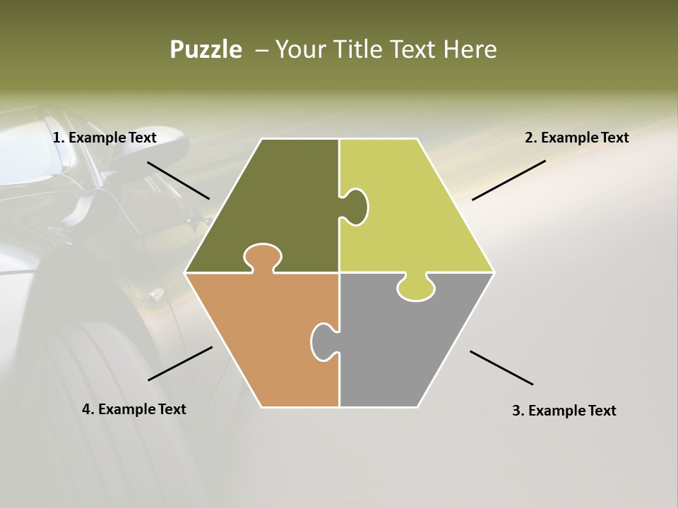 Light View Vehicle PowerPoint Template